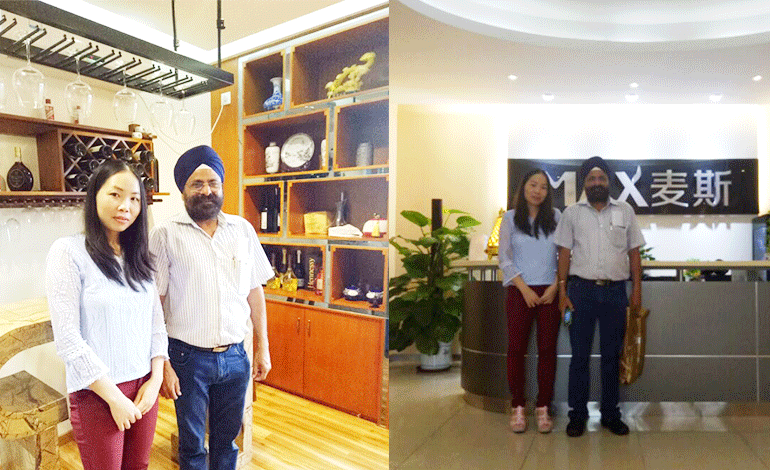 廣交會專題/印度客戶Kuldeep參觀麥斯