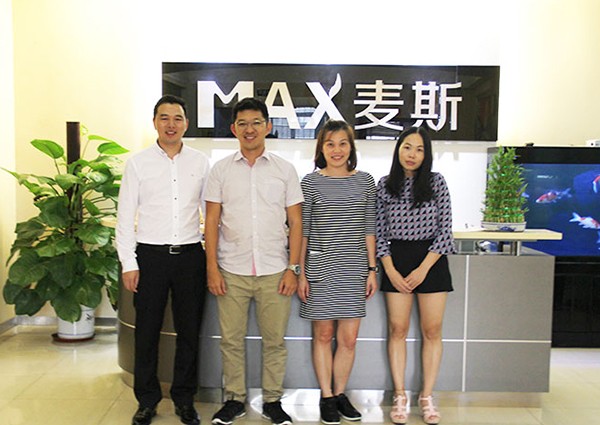 廣交會專題/新加坡客戶Wei Loon蒞臨麥斯參觀