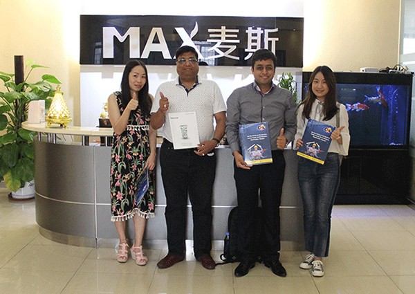 客戶見證/印度客商Ankush參觀麥斯！